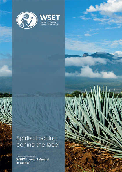 WSET Level 2 Award in Spirits course materials and certificate cover